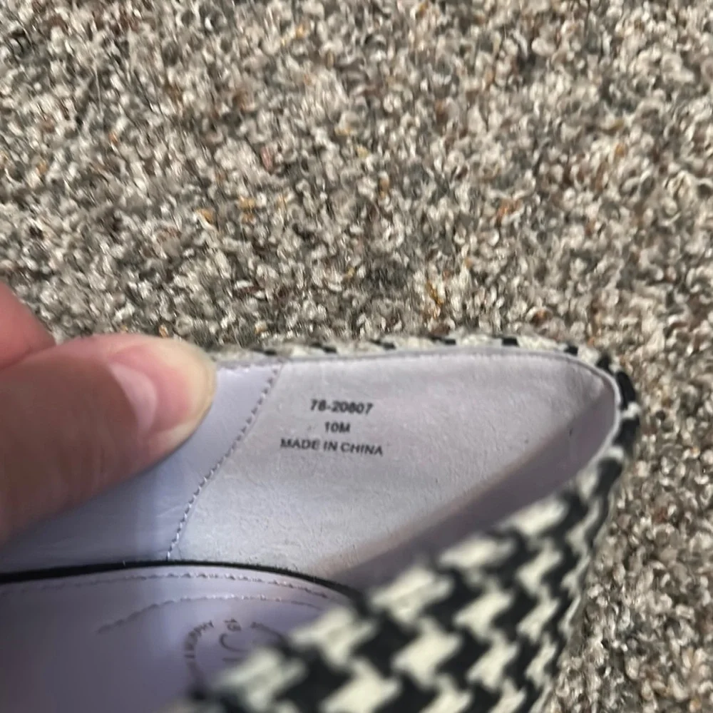 Johnston & Murphy houndstooth black